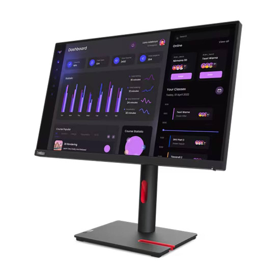 Монитор LENOVO ThinkVision T24i-30 23.8 inch IPS 1920x1080 16:9 250cd/m2 HDMI DP VGA USB