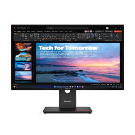 Монитор LENOVO ThinkVision T27QD-40, 27 инча, IPS, 16:9, 2560x1440, 120Hz, 4ms, HDMI 2.1, DP 1.4, DP Out, USB хъб, RJ45