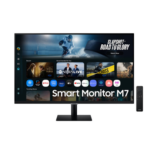 Монитор Samsung LS32FM700UUXDU, 32 инча, VA, 4K UHD, 60Hz, 4ms, HDR10, Wi-Fi, Bluetooth, USB-C, HDMI