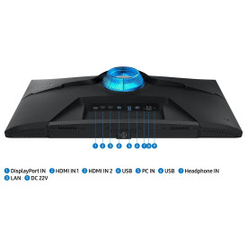 Монитор SAMSUNG Odyssey G7 LS28BG700EPXEN, 28 инча, UHD, IPS, 144Hz, 1ms, DisplayPort
