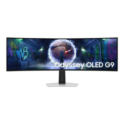 Монитор Samsung Odyssey OLED G9, 49.0 инча, 5120x1440, OLED, 240Hz, 0.03ms, DP, HDMI, miniHDMI, USB-C, White