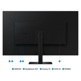 Монитор Samsung ViewFinity S7 S70D, 37 инча, VA, UHD 4K, HDR10, HDMI, DisplayPort, 60Hz, 5ms