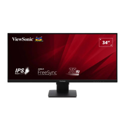 Монитор VIEWSONIC VA3456-MHDJ, 34 инча, 21:9, 3440x1440, IPS, 4ms, 2xHDMI, DisplayPort, Speakers
