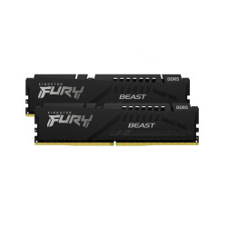 RAM памет Kingston FURY Beast, 64GB, 2x32GB, DDR5, 5200MT/s, CL40, DIMM, XMP 3.0, Intel/AMD Ready, Kit of 2