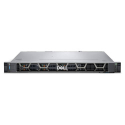 Сървър Dell PowerEdge R260, Intel Xeon E-2414 2.6GHz, 16GB DDR5 ECC UDIMM, 2TB SATA, 2x1GbE, iDRAC9 Basic, 700W PSU