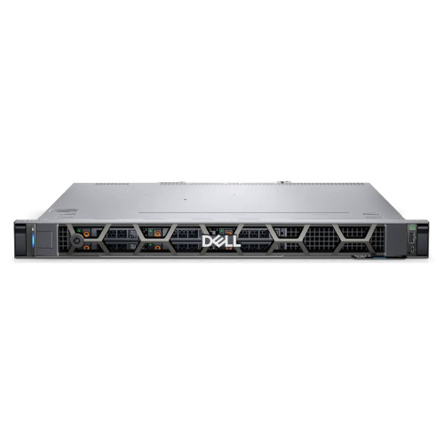 Сървър Dell PowerEdge R260, Intel Xeon E-2414 2.6GHz, 16GB DDR5 ECC UDIMM, 2TB SATA, 2x1GbE, iDRAC9 Basic, 700W PSU