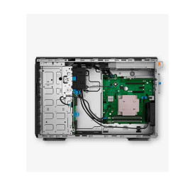 Сървър Dell PowerEdge T360, шаси за 8 x 3.5 инча Hot-Plug SAS/SATA диска, Intel Xeon 6353P 2.7 GHz, 8 ядра, 16 нишки, PERC H755, 32 GB DDR5 5600, 2 x 960 GB SATA RI SSD, двойно 700 W захранване 1+1, ProSupport NBD