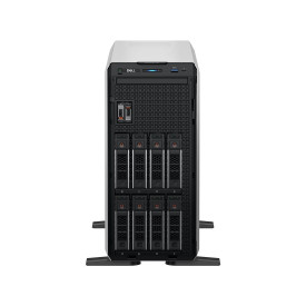 Сървър Dell PowerEdge T360, шаси за 8 x 3.5 инча Hot-Plug SAS/SATA диска, Intel Xeon 6353P 2.7 GHz, 8 ядра, 16 нишки, PERC H755, 32 GB DDR5 5600, 2 x 960 GB SATA RI SSD, двойно 700 W захранване 1+1, ProSupport NBD