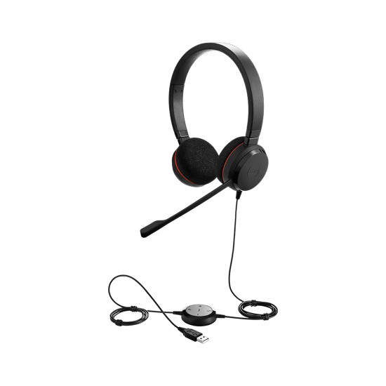 Слушалки Jabra Evolve 20 MS Duo