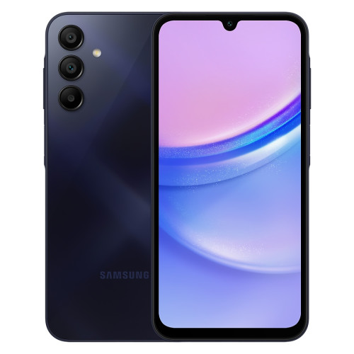Смартфон SAMSUNG GALAXY A15 (SM-A155F), 6.5 инча, 4GB RAM, 128GB, синьо-черен