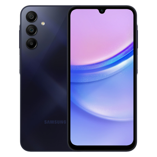 Смартфон SAMSUNG GALAXY A15 (SM-A155F), 6.5 инча, 4GB RAM, 128GB, синьо-черен