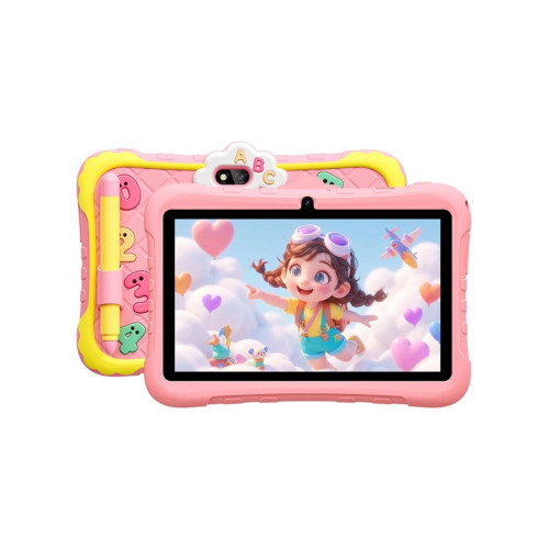 Таблет Blackview LINK Lite Kids 7, 7 инча, 1024x600, Spreadtrum SC7731, 2GB RAM, 32GB, Wi-Fi, 3000mAh, Android 11, Pink (BVLINK LITE KIDS (2/32)_PINK)