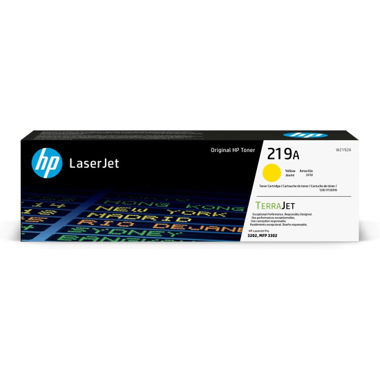 Тонер касета HP 219A, W2192A, Yellow