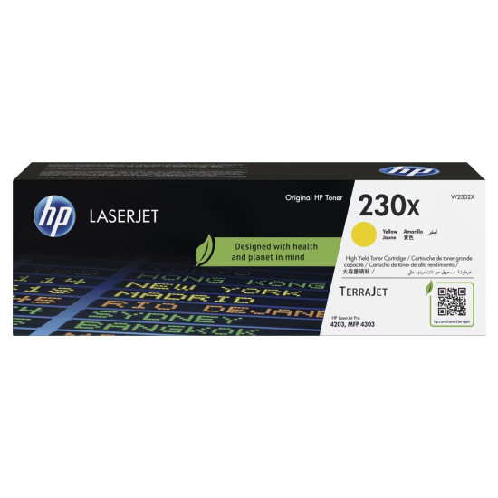 Тонер касета HP 230X, W2302X, Yellow