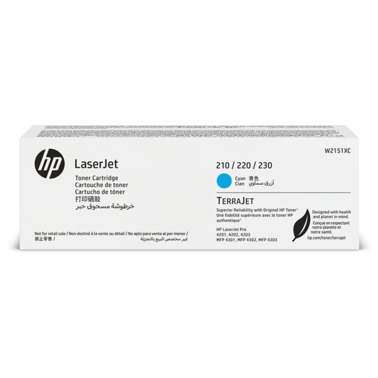 Тонер касета HP W2151XC, Cyan