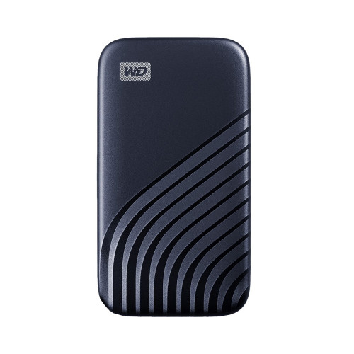 Външен SSD диск Western Digital My Passport, 2TB, USB 3.2 Gen 2, USB-C, Dark Blue