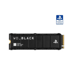 Вътрешен SSD диск WD Black SN850P NVMe, 1TB, M.2 2280, PCIe Gen4 x4, 7300MB/s Read, 6300MB/s Write, PS5 Compatible, Heatsink