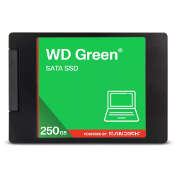 Вътрешен SSD диск WESTERN DIGITAL Green, 250GB, SATA3 6 Gb/s, 2.5 инча