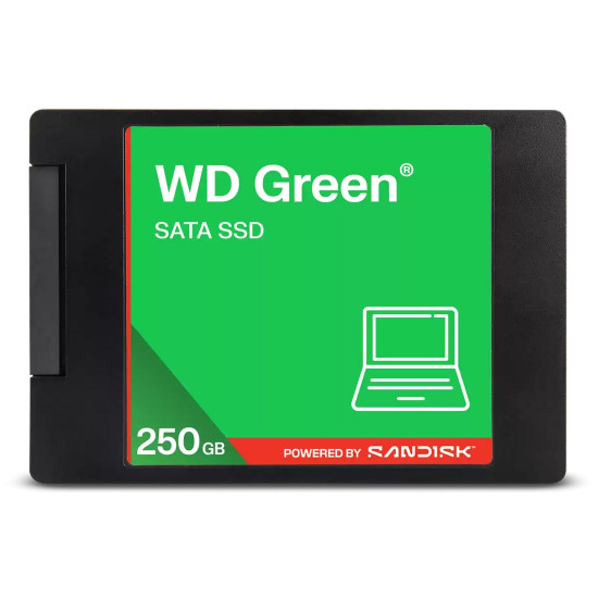 Вътрешен SSD диск WESTERN DIGITAL Green, 250GB, SATA3 6 Gb/s, 2.5 инча