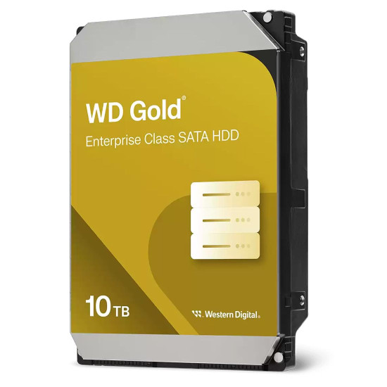 Вътрешен твърд диск Western Digital Gold, 10TB, SATA 6Gb/s, 3.5 инча, 7200rpm