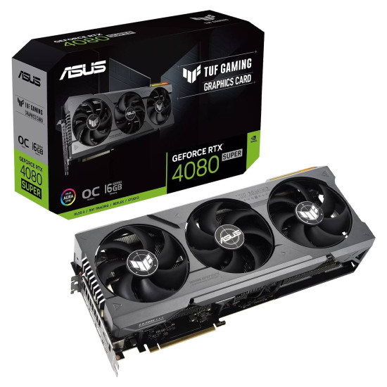 Видеокарта ASUS TUF RTX 4080 SUPER OC Gaming, 16GB, 3 x DisplayPort 1.4a, 2 x HDMI 2.1a Видеокарта ASUS TUF RTX 4080 SUPER OC Gaming, 16GB, 3 x DisplayPort 1.4a, 2 x HDMI 2.1a