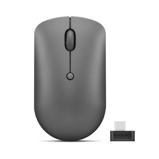 Безжична мишка LENOVO 540 USB-C Wireless Compact Mouse, Storm Grey
