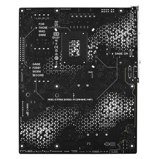 Дънна платка ASUS ROG STRIX B760-A GAMING, WIFI, LGA 1700, DDR5, ATX, 4xSATA, 1x PCIe 5.0 x16, 3xM.2