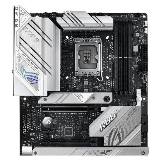 Дънна платка ASUS ROG STRIX B760-A GAMING, WIFI, LGA 1700, DDR5, ATX, 4xSATA, 1x PCIe 5.0 x16, 3xM.2