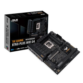 Дънна платка ASUS TUF GAMING B760-PLUS D4 WIFI, LGA1700, 4xDDR5, ATX, PCIe x4, DP, HDMI, USB, 90MB1DF0-M0EAY0