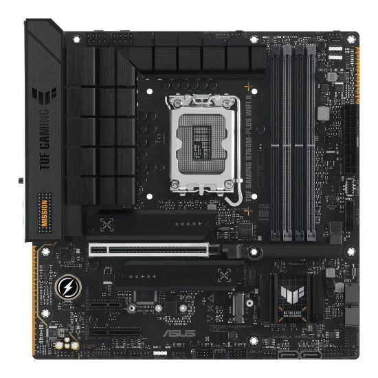 Дънна платка ASUS TUF GAMING B760M-PLUS WIFI II, LGA1700, B760, USB 20G, WiFi 6E, 90MB1HE0-M0EAY0