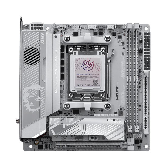 Дънна платка MSI MPG X870I EDGE TI EVO WIFI, mITX, AM5, Wi-Fi 7