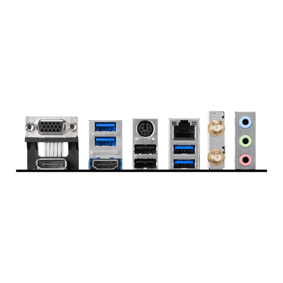 Дънна платка MSI PRO B550M-P WIFI6E, mATX, AM4, 4 x DDR4, 1 x PCIe 4.0 x16, 2 x M.2, DisplayPort, VGA, 1G LAN, Wi-Fi 6E, 7.1-канално аудио