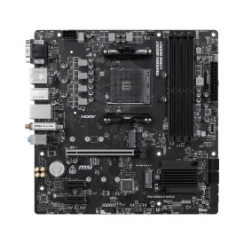 Дънна платка MSI PRO B550M-P WIFI6E, mATX, AM4, 4 x DDR4, 1 x PCIe 4.0 x16, 2 x M.2, DisplayPort, VGA, 1G LAN, Wi-Fi 6E, 7.1-канално аудио