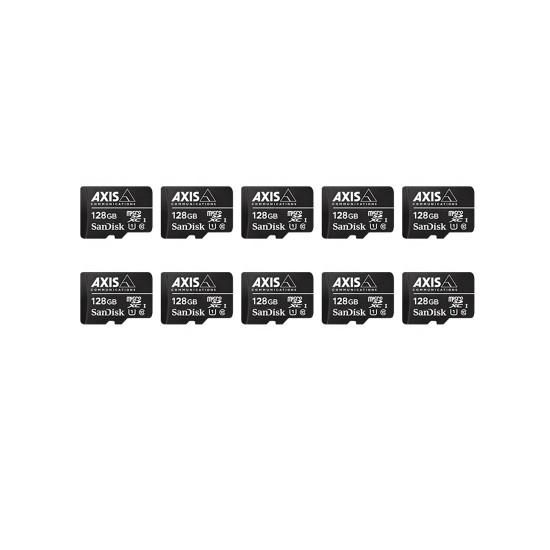 Карта памет Axis Surveillance Card, 128GB, 10-Pack