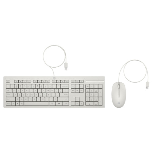 Комплект клавиатура и мишка HP 225 Wired Mouse and Keyboard Combo (BG Layout)