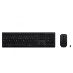 Комплект клавиатура и мишка LENOVO Professional Wireless Rechargeable Keyboard and Mouse Combo US, 4X31K03931