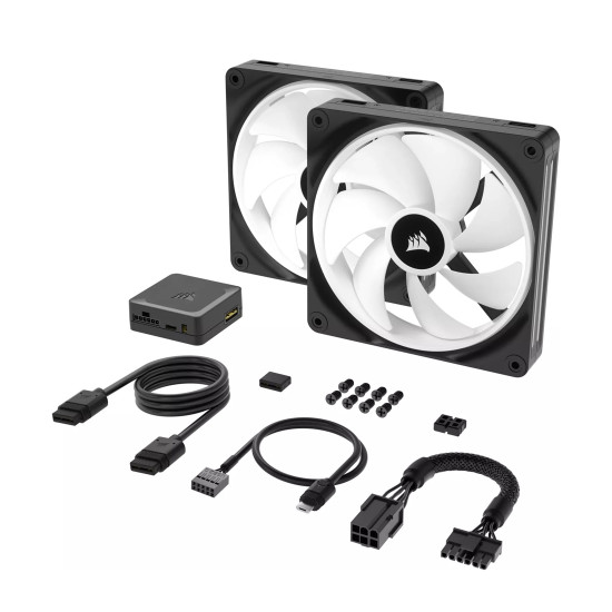 Комплект вентилатори CORSAIR iCUE LINK QX140 RGB, 140mm