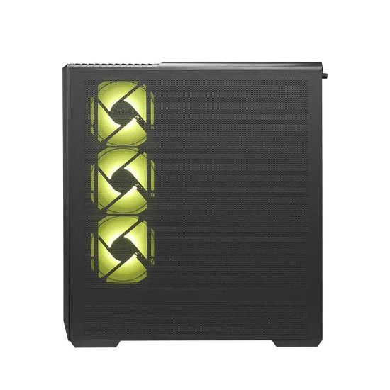 Кутия за компютър MSI MAG PANO 130R PZ, Mid Tower, 2 x USB 3.2, 1 x USB Type-C 20 Gbps, 1 x Audio/Mic, Black