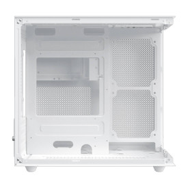 Кутия за компютър XIGMATEK Aqua M Lite Arctic, WH, MATX, U3x1 & U2x1, 2PCS TG, 4PCS G22A Arctic Reverse & 1PC G22A Arctic, ARGB Remote Control Box