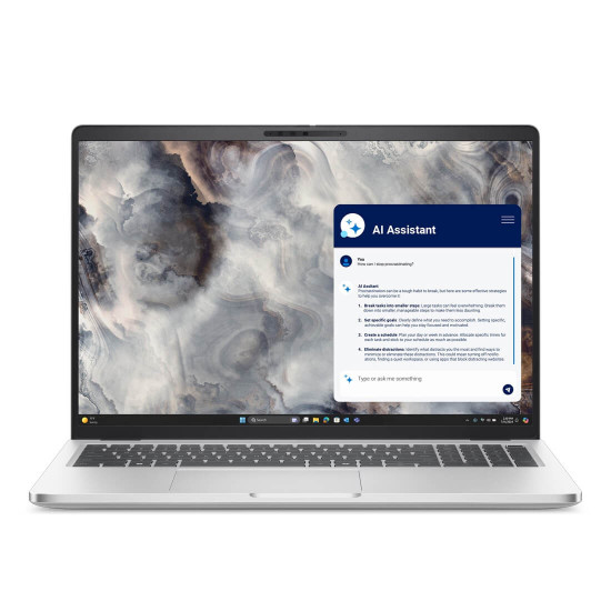 Лаптоп Dell Pro 16 Plus (PB16250), Intel Core i5 120U, 10 ядра, до 5.0GHz, 16.0 инча FHD 1920x1200, 16GB DDR5, 512GB SSD, Intel Graphics, Windows 11 Pro