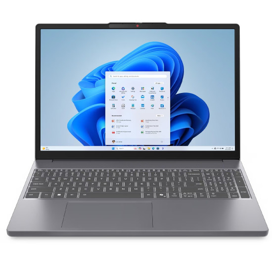 Лаптоп LENOVO IdeaPad Slim 3 15IRH10, Intel Core i7-13620H, 15.1 инча, WQXGA, 24GB, 512GB SSD, Luna Grey