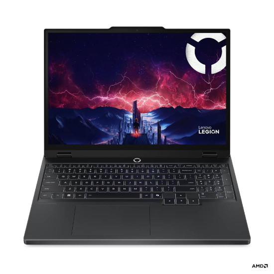 Лаптоп LENOVO Legion 5, AMD Ryzen 7 260, 15.1 инча, WQXGA OLED,165Hz, HDR, 32GB DDR5, 1TB PCIe SSD, RTX 5050 8GB, Eclipse Black