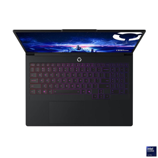 Лаптоп Lenovo Legion Pro 7, Intel Core Ultra 9 275HX, 16 инча WQXGA OLED 500N 240Hz HDR, 64GB DDR5, 1TB SSD, RTX 5090 24GB, Eclipse Black