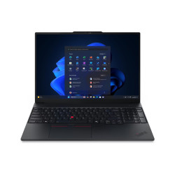 Лаптоп Lenovo ThinkPad E16 Gen 3, 16 инча, Intel Core 5 220U, 16GB DDR5, 512GB SSD PCIe 4.0, Intel Graphics, WUXGA IPS, Windows 11 Pro, Black