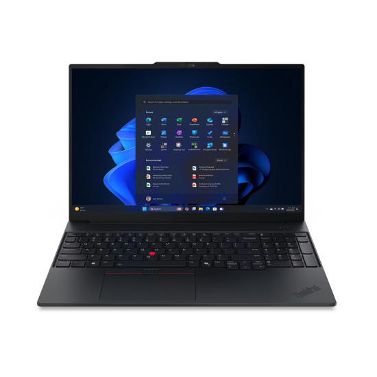 Лаптоп Lenovo ThinkPad E16 Gen 3, 16 инча WUXGA, Ryzen 7 250, 16GB DDR5, 512GB SSD, Radeon 780M, Windows 11 Pro, Wi-Fi 6E, Black