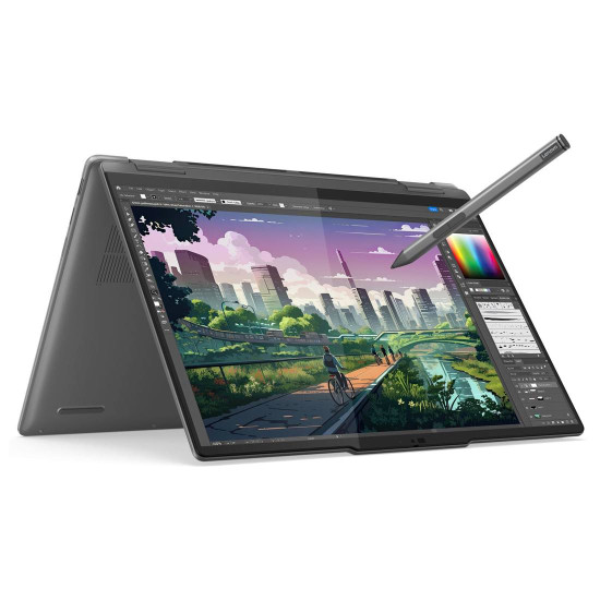 Лаптоп LENOVO YOGA 7 2-in-1, AMD Ryzen 7 8840HS, 14 инча WUXGA, тъчскрийн, 16GB DDR5x, 1TB SSD, Windows 11 Home + Стилус