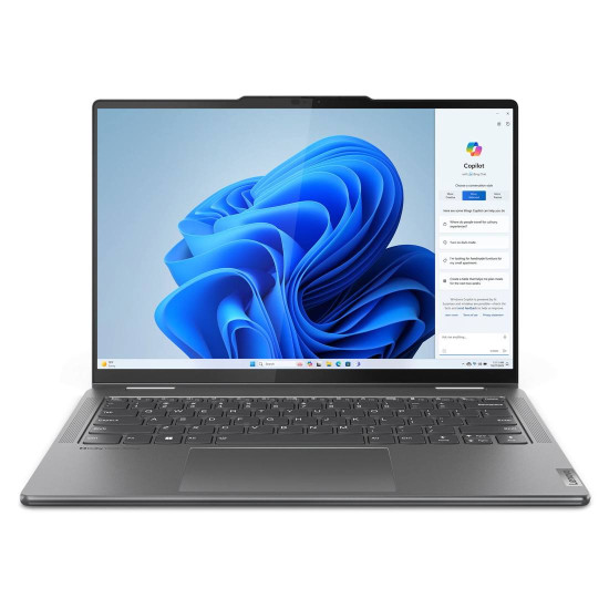 Лаптоп LENOVO YOGA 7 2-in-1, AMD Ryzen 7 8840HS, 14 инча WUXGA, тъчскрийн, 16GB DDR5x, 1TB SSD, Windows 11 Home + Стилус