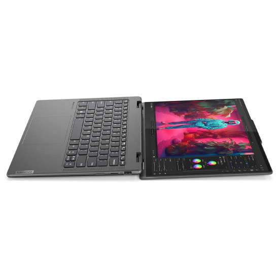 Лаптоп LENOVO YOGA 7 2-in-1, AMD Ryzen 7 8840HS, 14 инча WUXGA, тъчскрийн, 16GB DDR5x, 1TB SSD, Windows 11 Home + Стилус