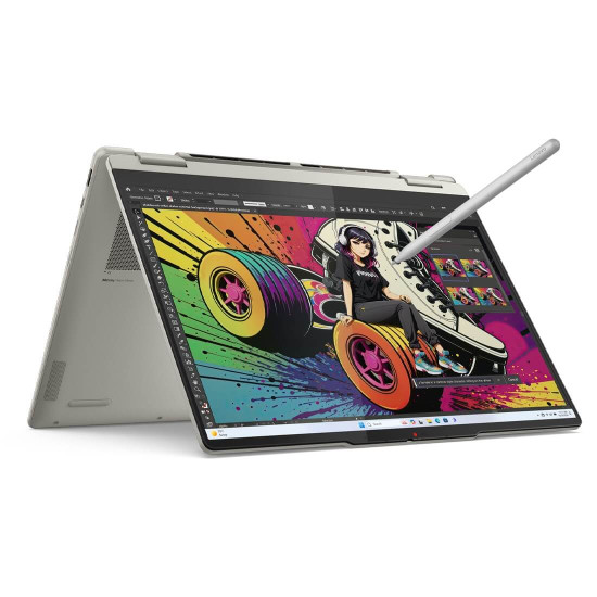 Лаптоп LENOVO Yoga 7 2-in-1 AMD Ryzen AI 7 350, 14-инча, 2.8K OLED, 120Hz Touch, 32GB DDR5, 1TB SSD, Windows 11 Home