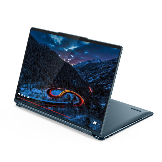 Лаптоп Lenovo Yoga Book 9, Intel Core Ultra 7 255H, 14 инча 2.8K OLED 500N 120Hz, 32GB DDR5x, 1TB SSD, Windows 11 Home, Tidal Teal